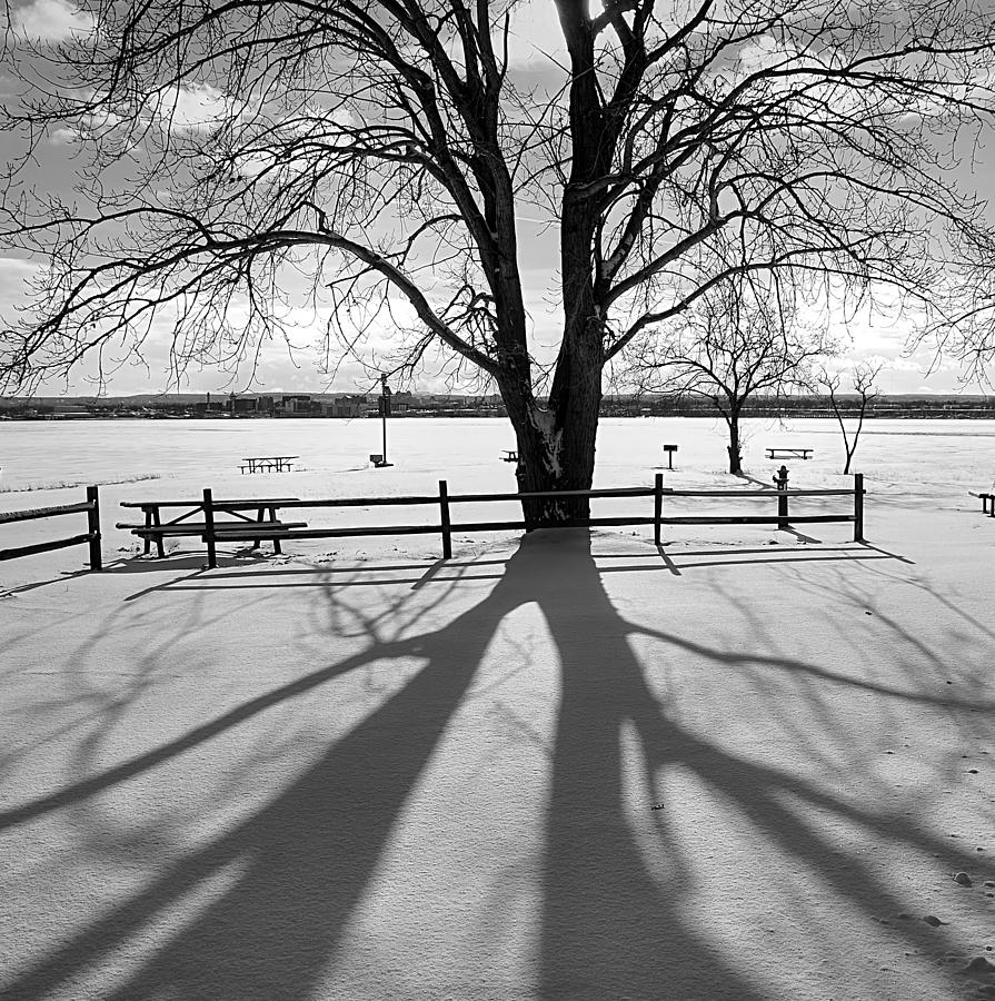 Winter Shadows 2 Photograph by Brian Fisher