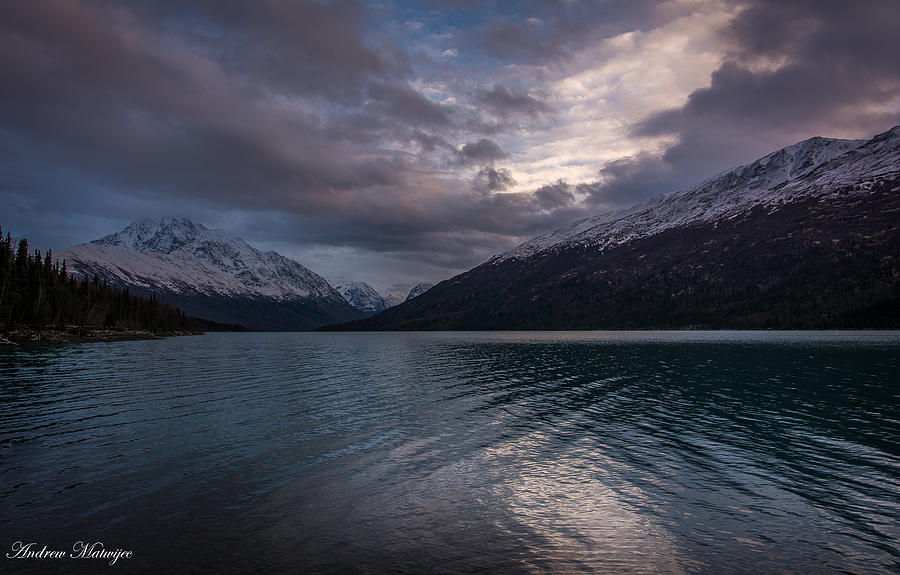 Winter Sky Over the Lake Photograph by Andrew Matwijec