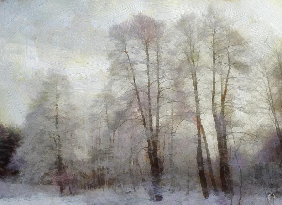 Nature Digital Art - Winter softness by Gun Legler