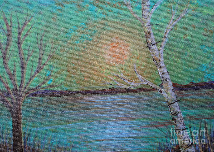 Winter Solitude 6 Painting by Jacqueline Athmann