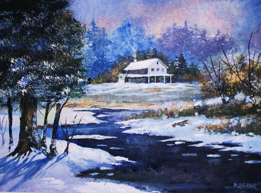 Winter Solitude Painting by Al Brown