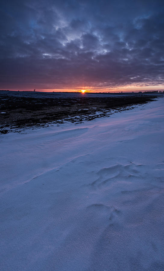 Sunset Photograph - Winter Solstice  by Aaron J Groen