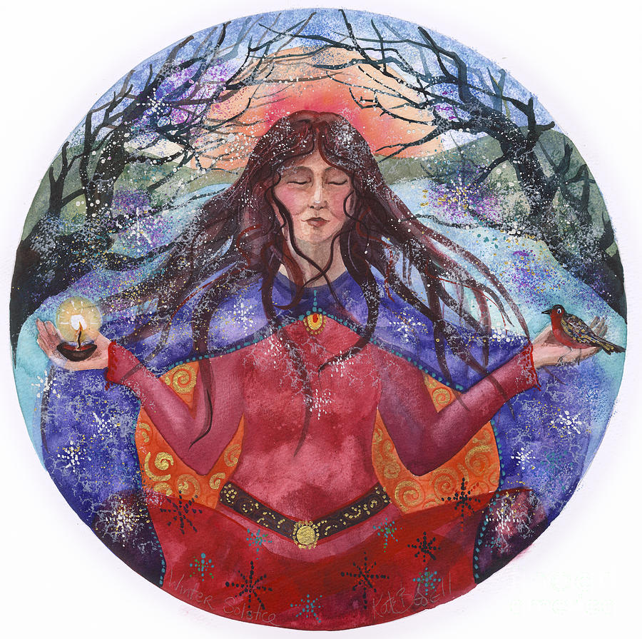 Winter Solstice Painting by Kate Bedell