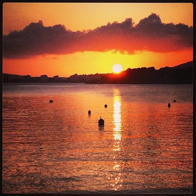Sunset Photograph - #winter #solstice #mallorca #spain by Balearic Discovery