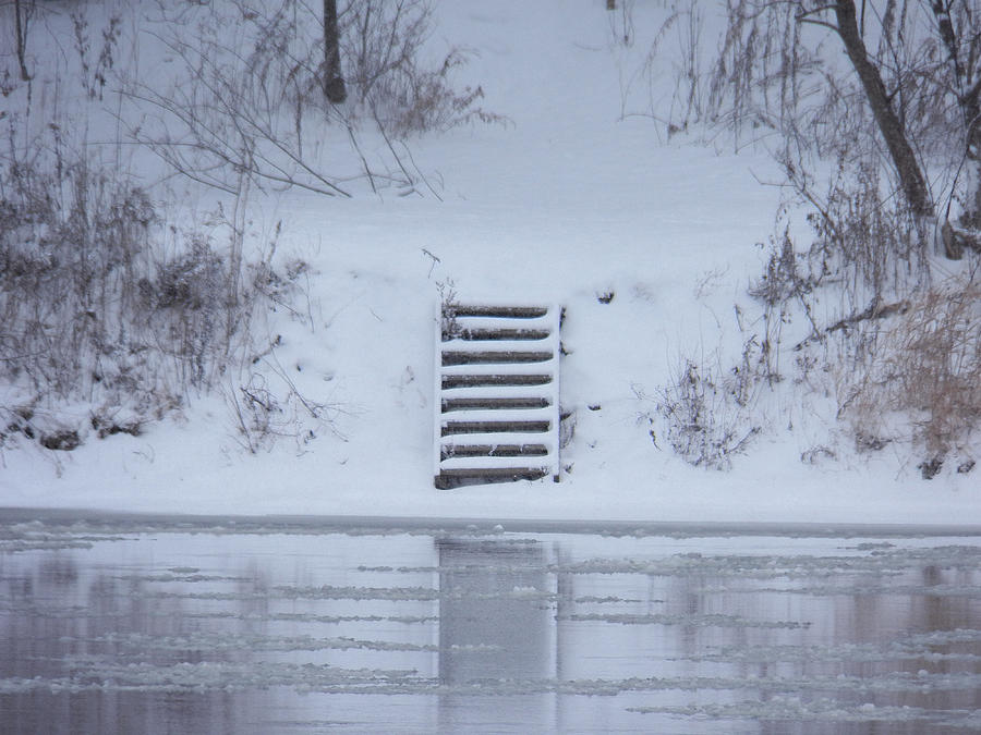 Winter Stairs II Photograph by Corinne Elizabeth Cowherd