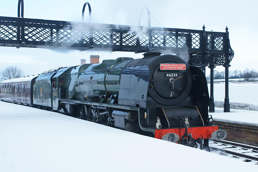 Winter Steam at Swanwick Photograph by David Birchall