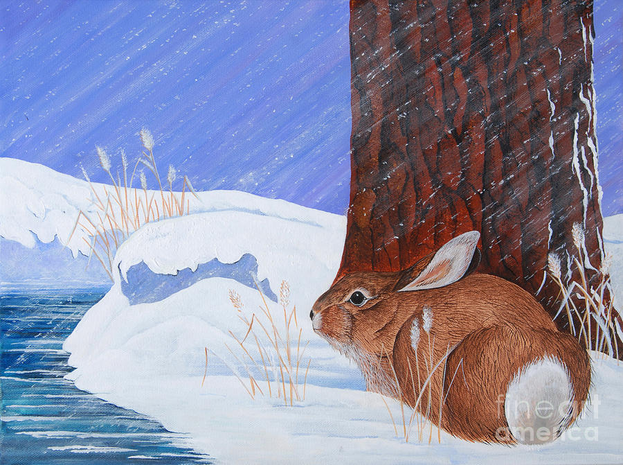Winter Storm Approaching Painting by Jennifer Lake