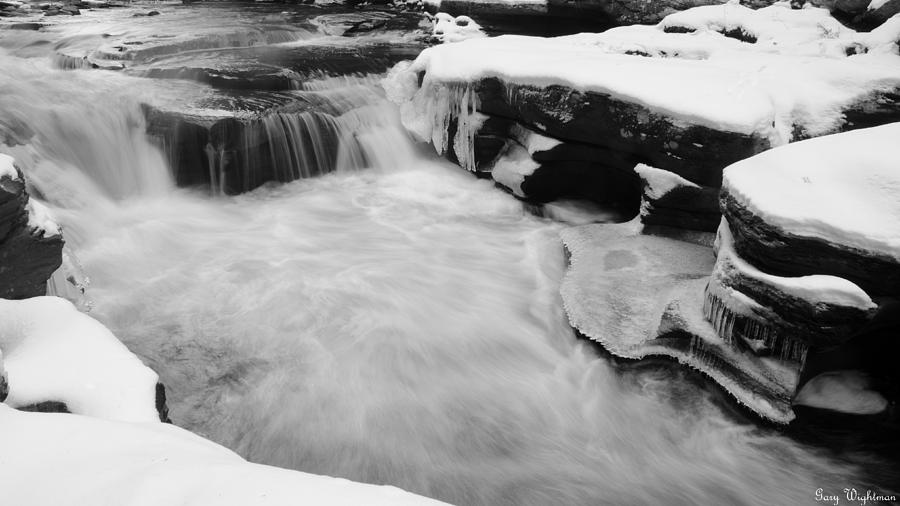 Winter Stream Photograph by Gary Wightman