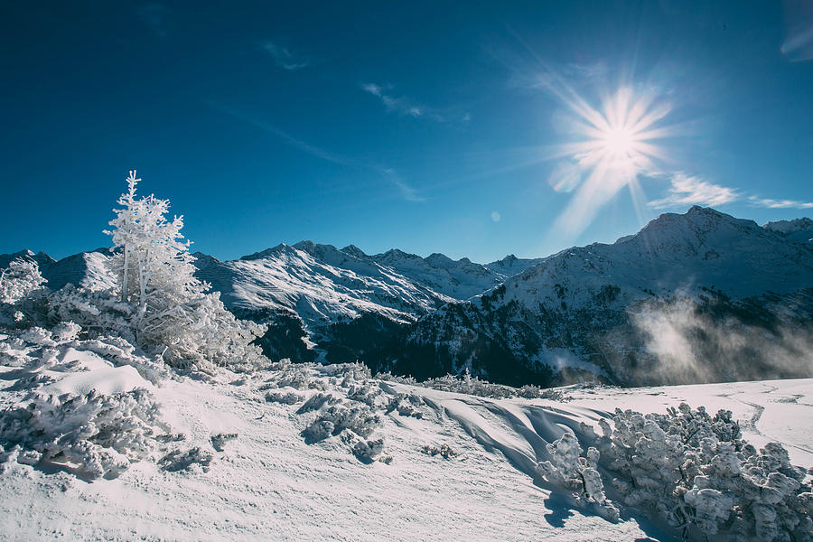 Mountain Photograph - Winter Sun by Soren Egeberg