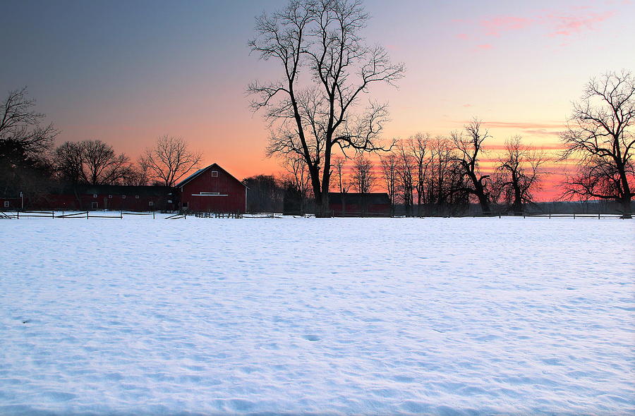 Winter Sundown  Photograph by Andrea Galiffi