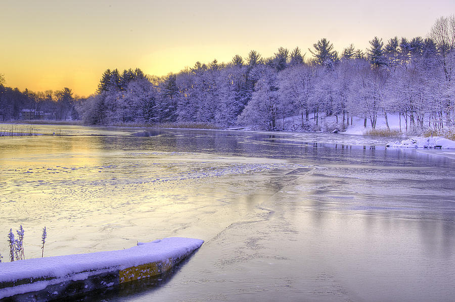 Winter Sunrise Ipswich River Photograph by Stoney Stone - Fine Art America