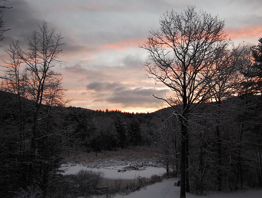 Winter Sunrise Photograph by Mim White