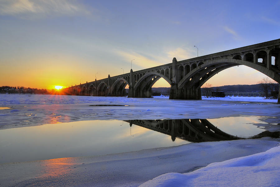 Winter Sunset Photograph by Dan Myers