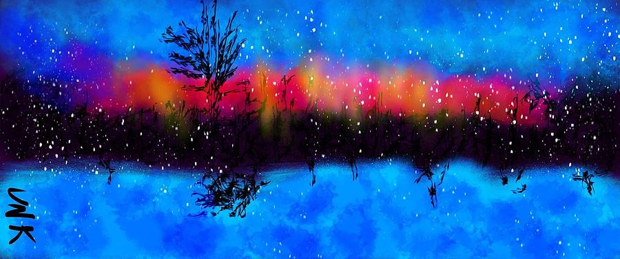 Winter Sunset Digital Art by Greg Liotta