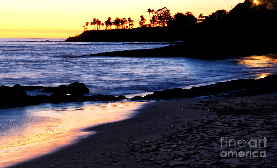 Winter Sunset In Laguna Beach II Photograph by Mariola Bitner