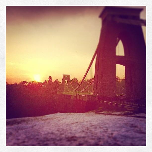 Winter Photograph - Winter Sunset Over The Avon Gorge by Nick Corkill
