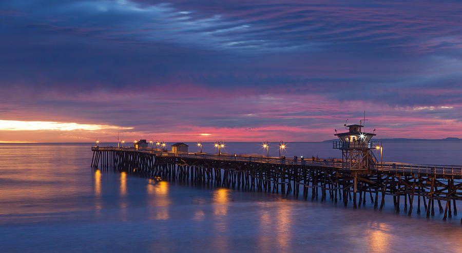 Sunset Photograph - Winter Sunset San Clemente by Cliff Wassmann