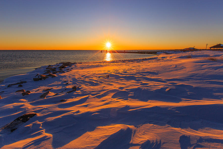 Winter Sunset Photograph by Sean Mills