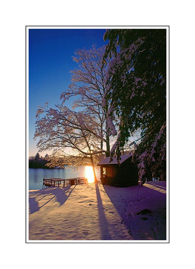 Winter Sunset ver.3 Photograph by Larry Mulvehill