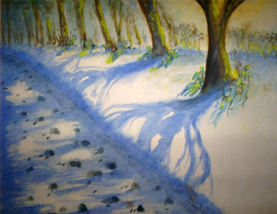 Winter Sunshine Painting by Douglas Beatenhead