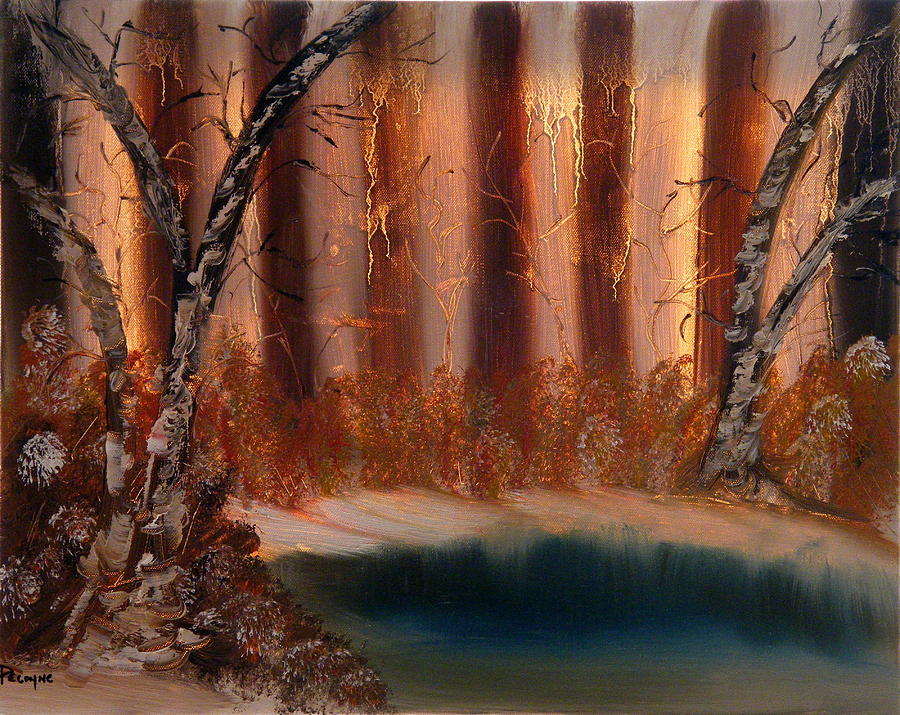 Winter Thaw Painting by Margaret G Calenda