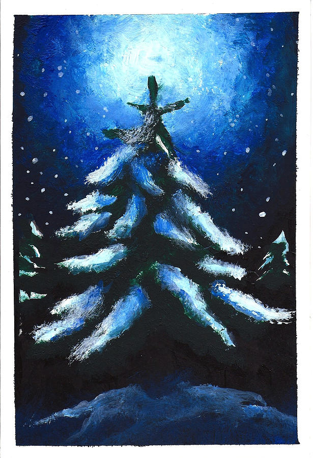 Winter Painting - Winter Tree by Jeffrey Woodley