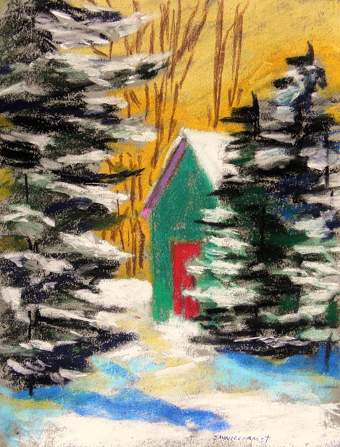 Winter Twilight Painting by John Williams