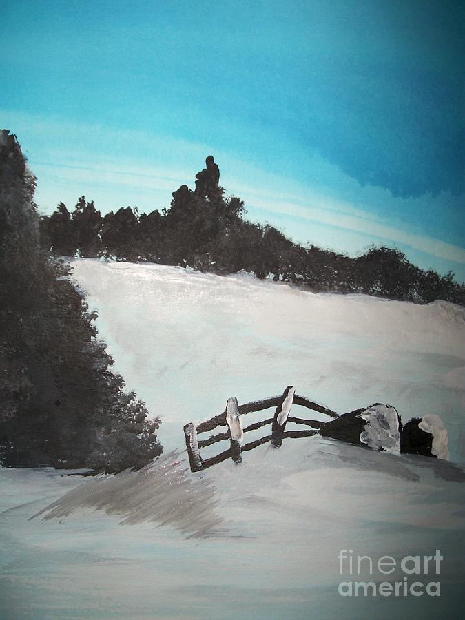 Winter Tyme Painting