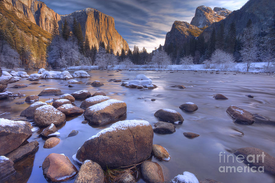 Winter Valley Wonderland Photograph by Marco Crupi