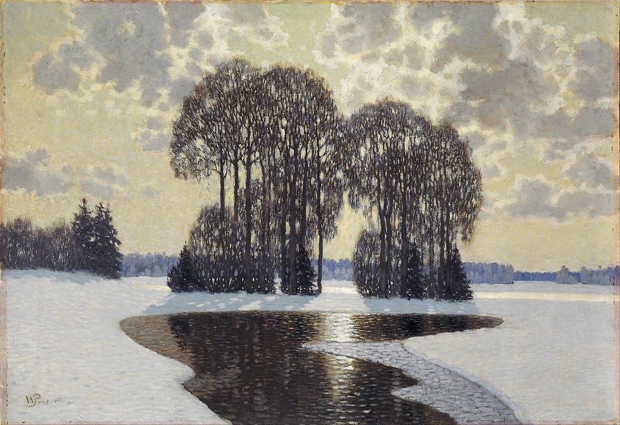 Winter Painting by Vilhelms Purvitis