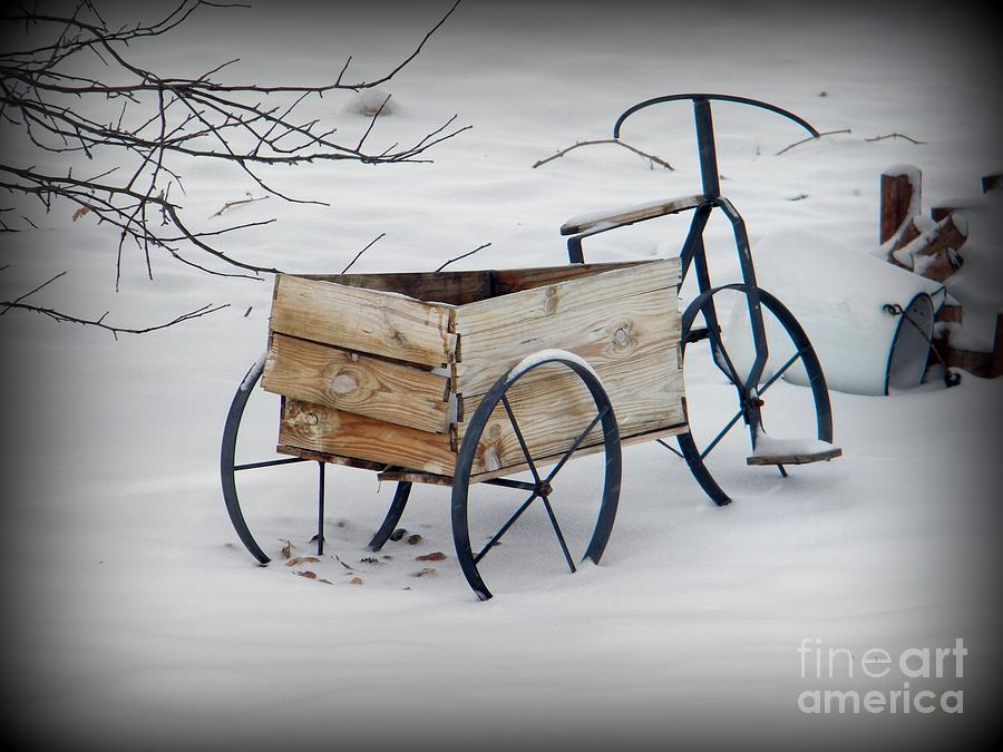Winter Wagon Photograph by Michelle Frizzell-Thompson