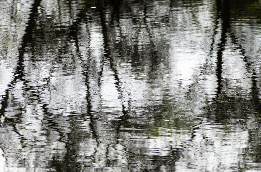 Water Reflections Photograph - Winter Water 5.0064 by Stephen Parker