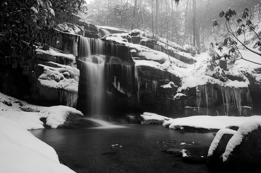Winter Water-BW Photograph by Joye Ardyn Durham
