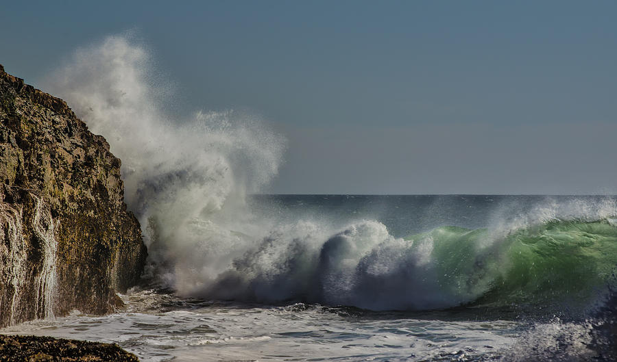 Winter Waves Photograph by Linda Villers