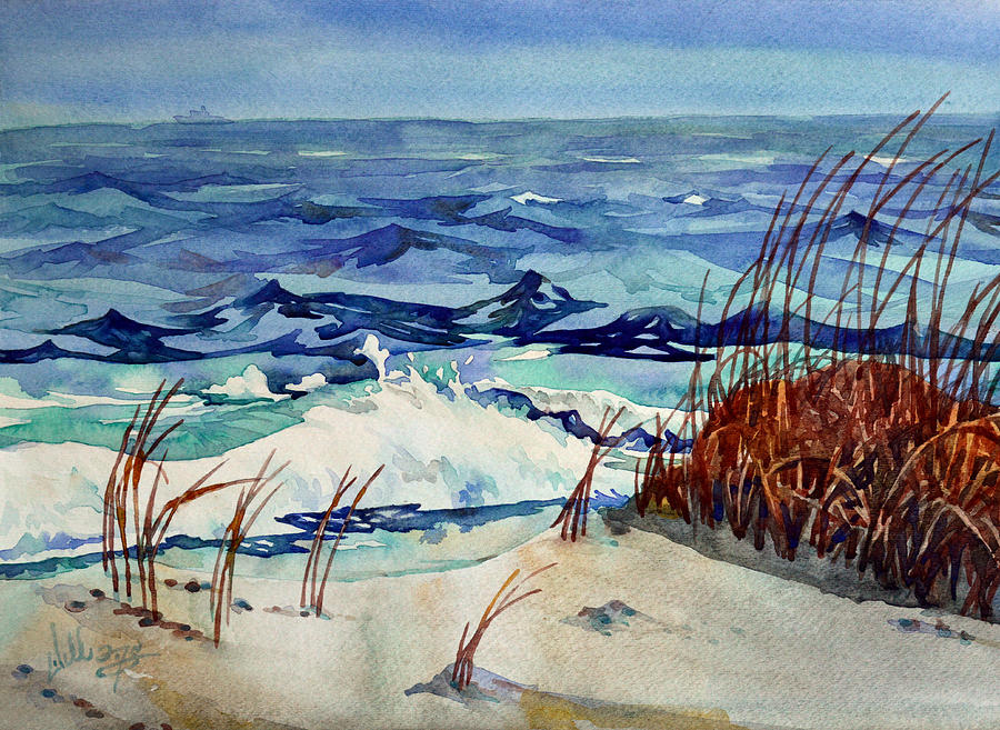 Winter Waves Painting by Mick Williams