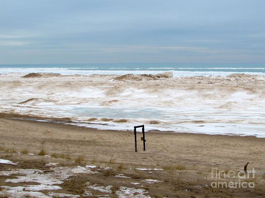 Winter Waves Photograph by Pamela Clements
