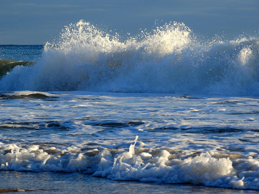 Winter White Splash at Cape Cod National Seashore Photograph by Dianne ...