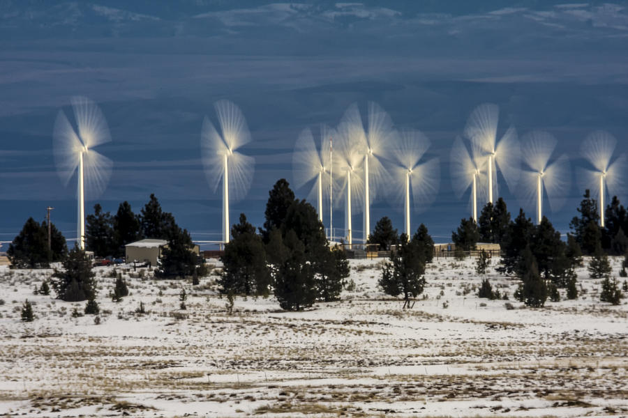 Winter Wind Power Photograph by Albert Seger