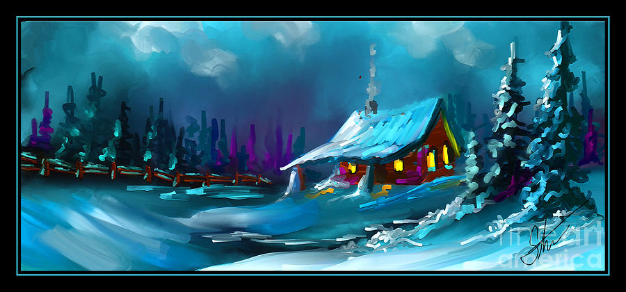 Winter Painting - Winter Wonder by Steven Lebron Langston