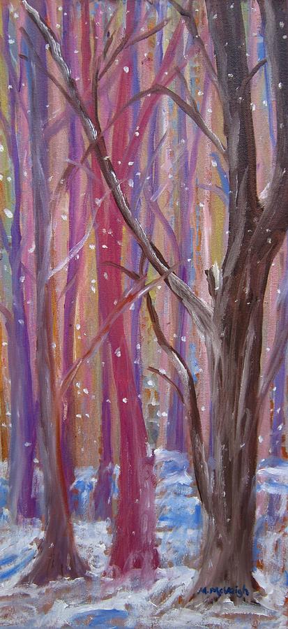 Tree Painting - Winter Wonderland by Marita McVeigh