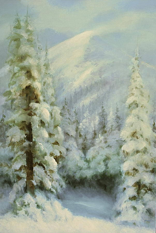 Winter Wonderland Painting by Richard Hinger