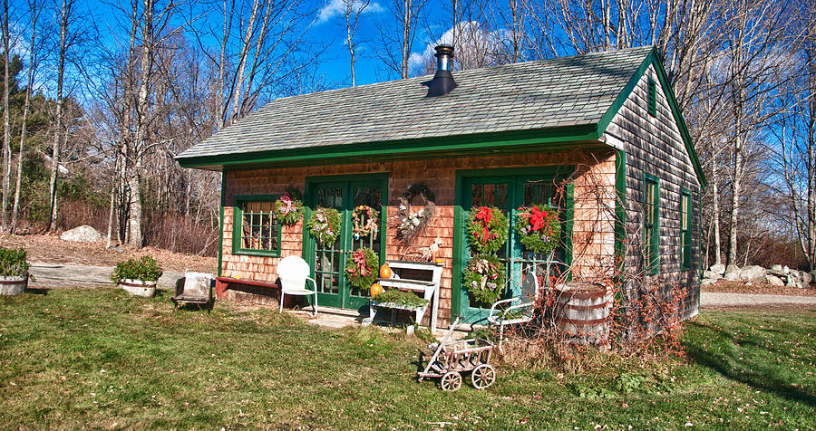 Winterberry Farm Stand Photograph by Guy Whiteley