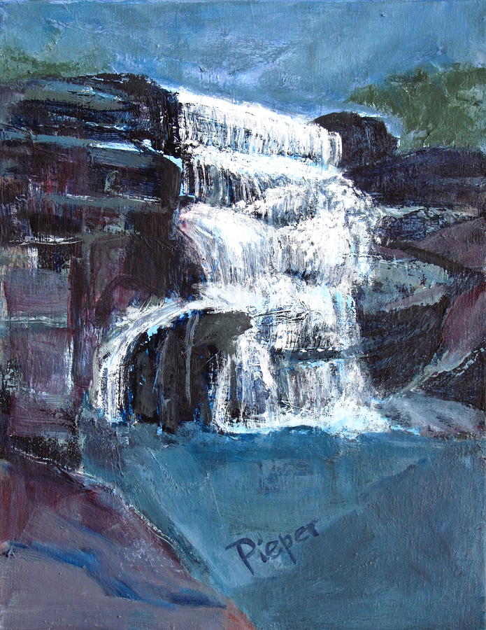 Wintergreen Falls as a Memorial Painting by Betty Pieper