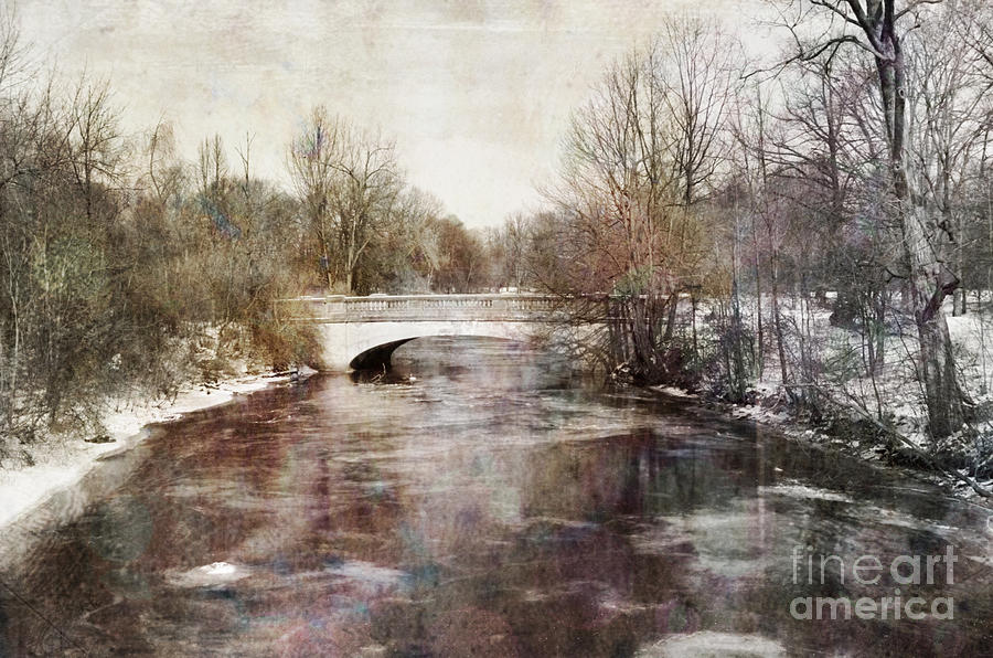 Winter Photograph - Winters Bridge by Ken Marsh