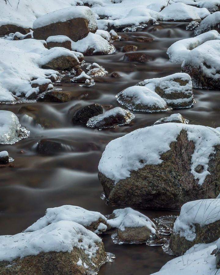 Winters Flow Photograph by Ernest Echols