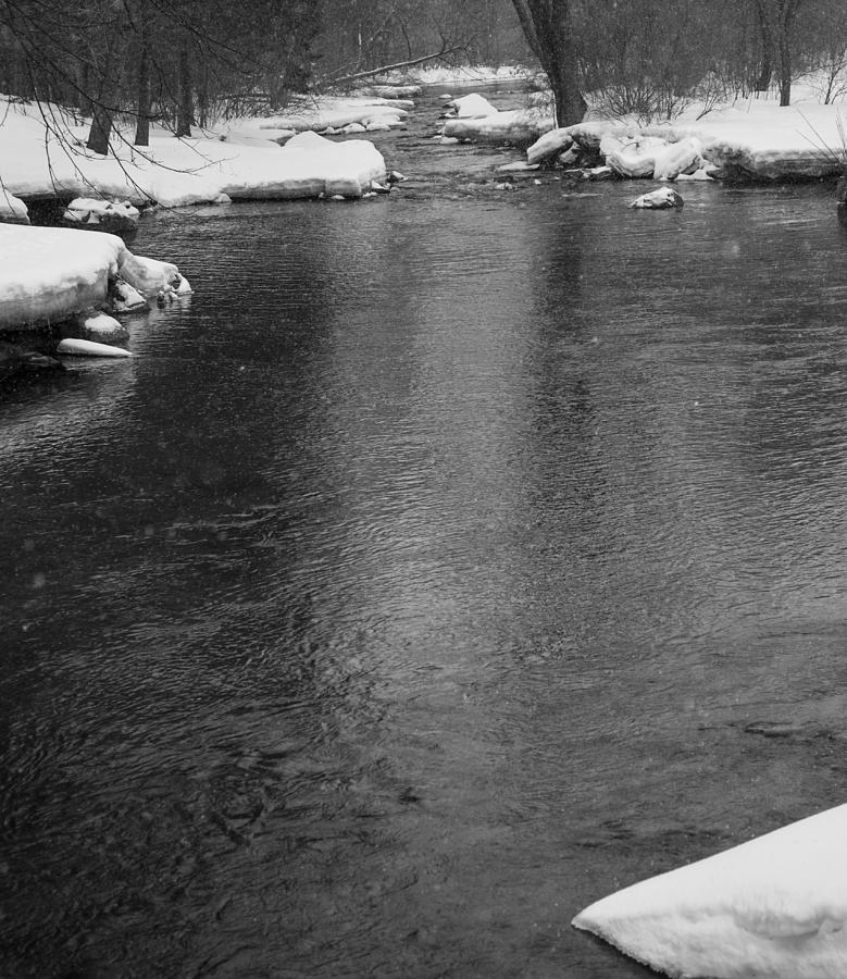 Winters Flow Photograph by Thomas Young