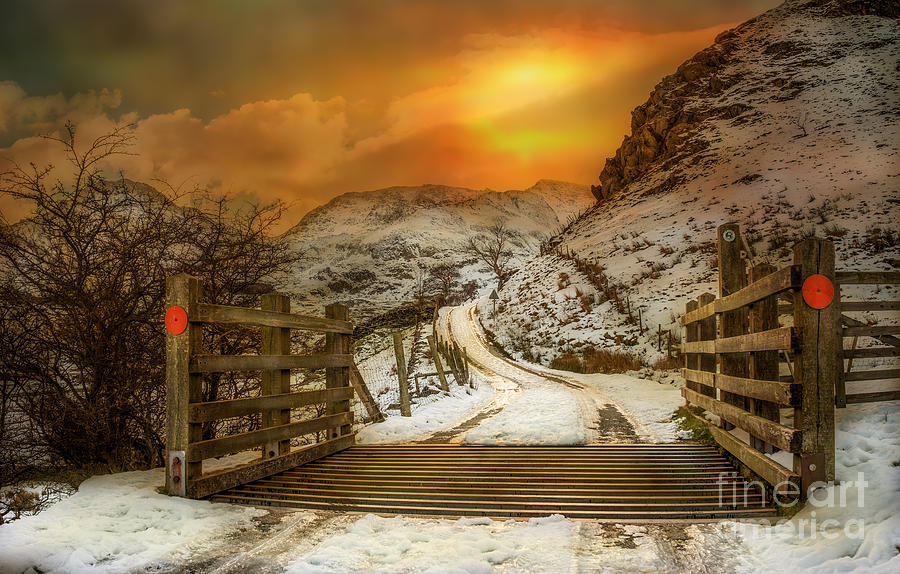 Winters Gate Snowdonia Wales Photograph by Adrian Evans