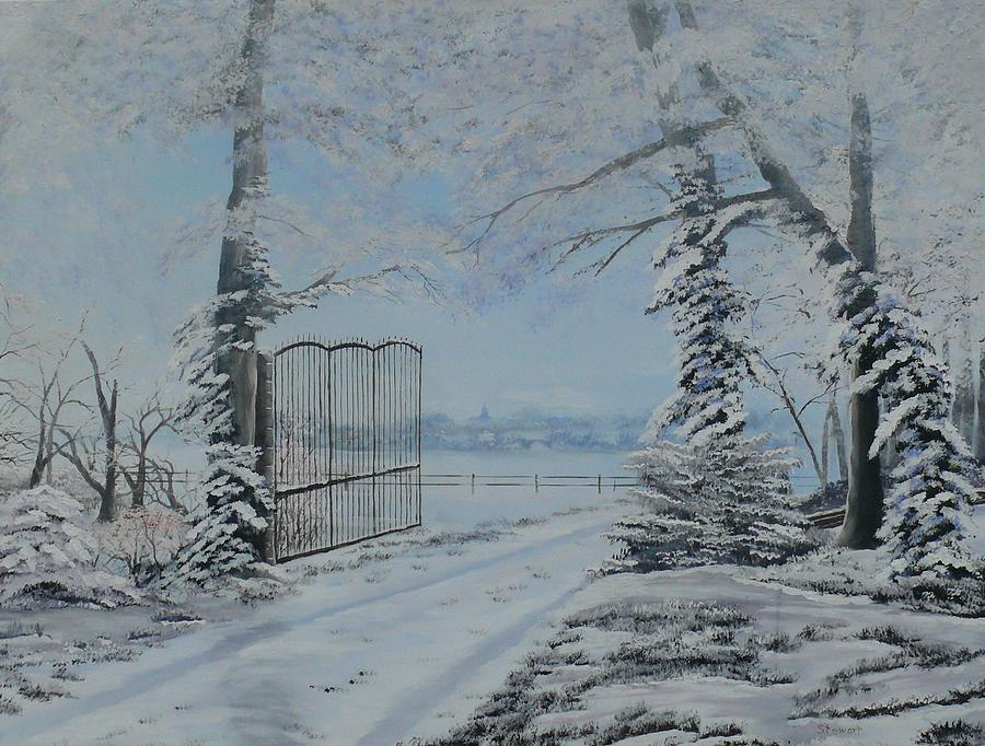 Winters Grip Painting by William Stewart