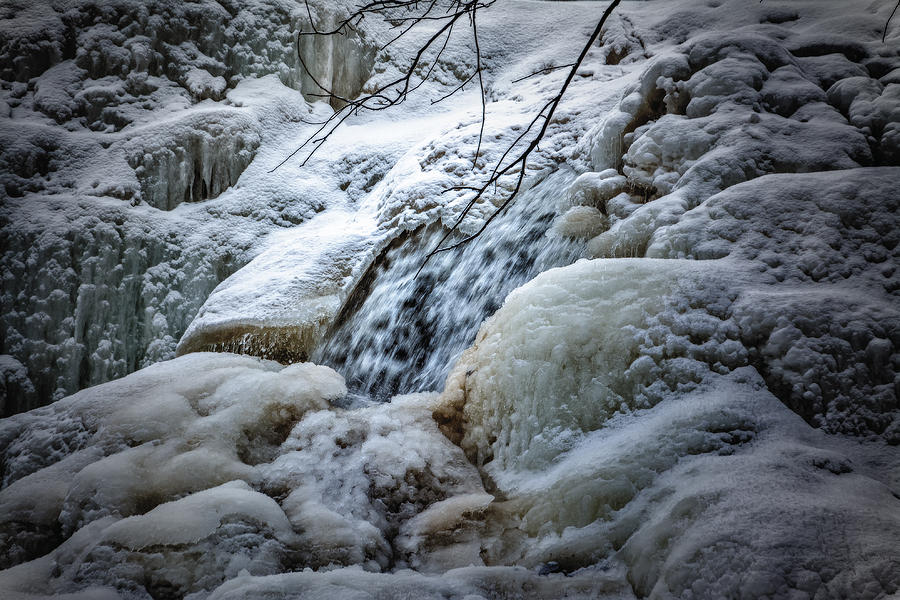 Winter Photograph - Winters Ice  by David  Banks 