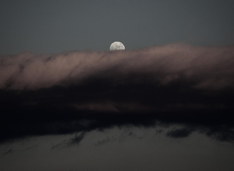 Winters Moon Photograph by Bob Geary
